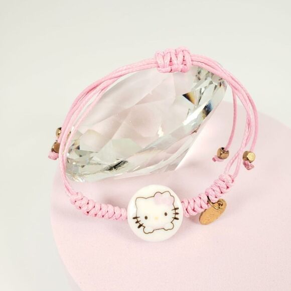 2/$20 Brand New Hello Kitty Lucky Pink Bracelet - Picture 3 of 5